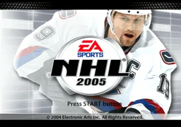 NHL 2005 screen shot title